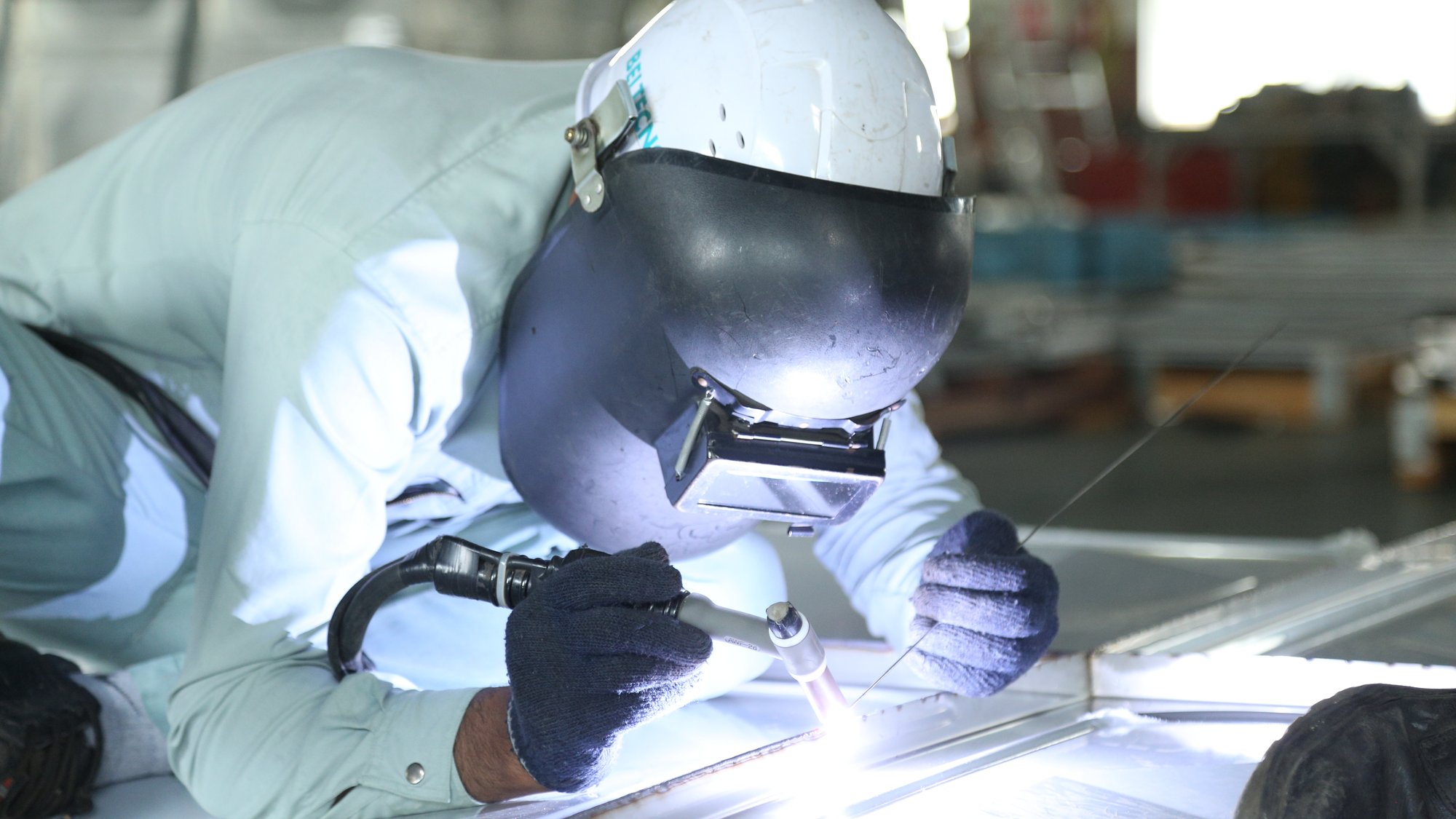 Beltecno Engineer working on Stainless Steel panels