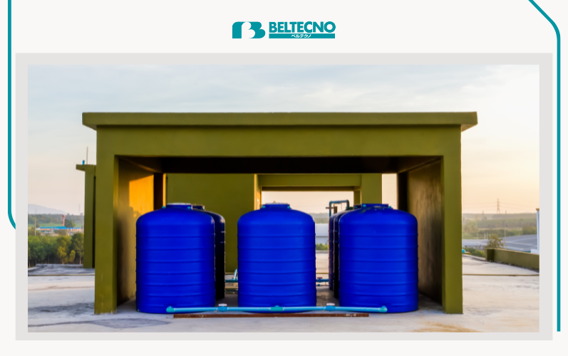 A banner image showing Plastic Water Tanks