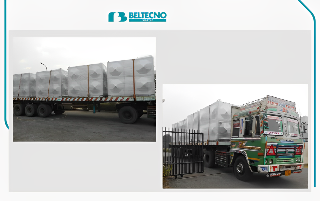An image showing RO Water Storage Tanks Supplied to Essenco Infrastructure Pvt. Ltd.