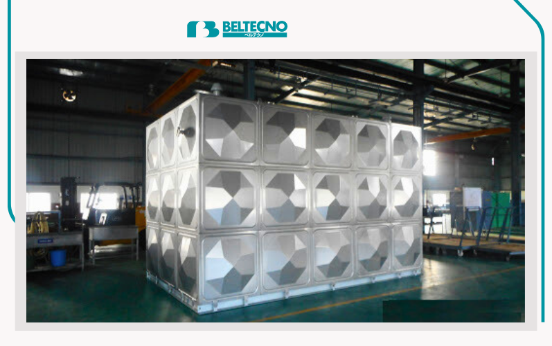 An image showing Beltecno Stainless Steel Rainwater Tank