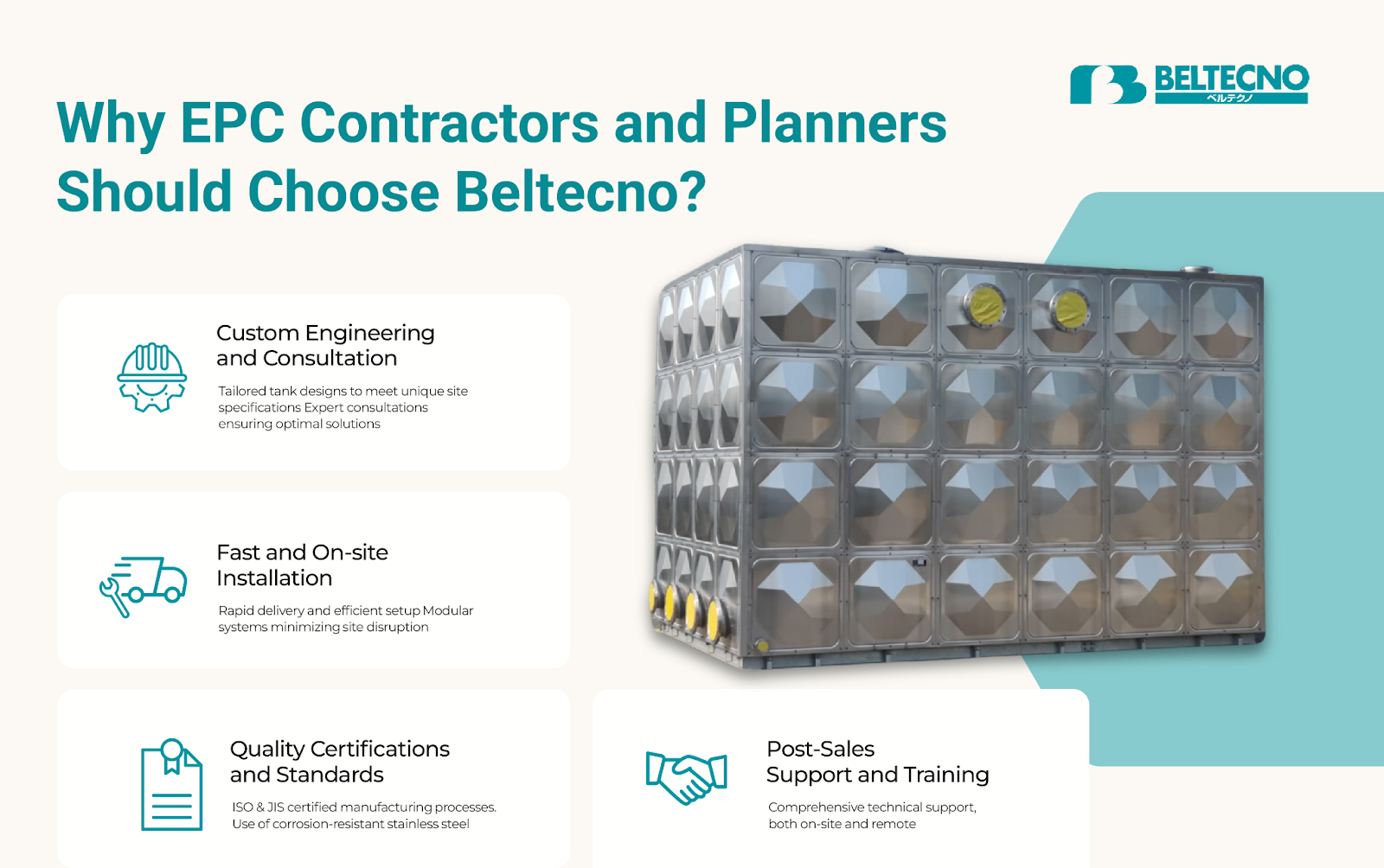 An image showing Why EPC Contractors and Planners Choose Beltecno?