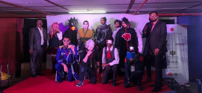 Cosplay participants