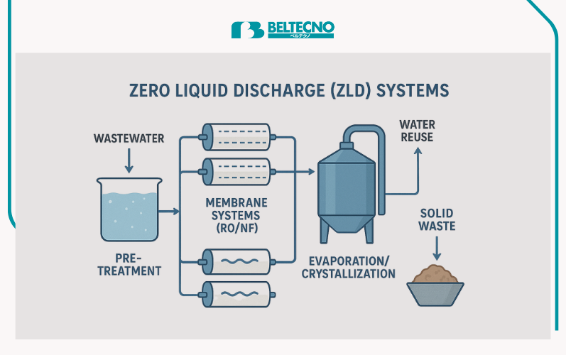An image showing Zero Liquid Discharge (ZLD) Systems