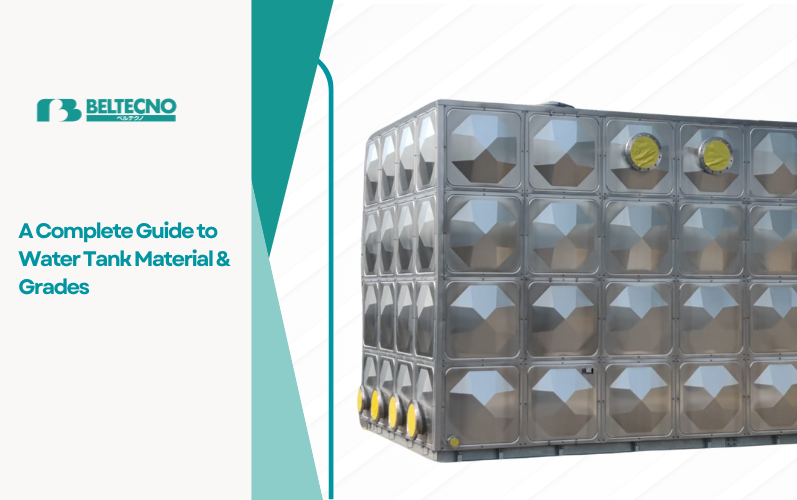 A banner image showing A Complete Guide to Water Tank Material & Grades