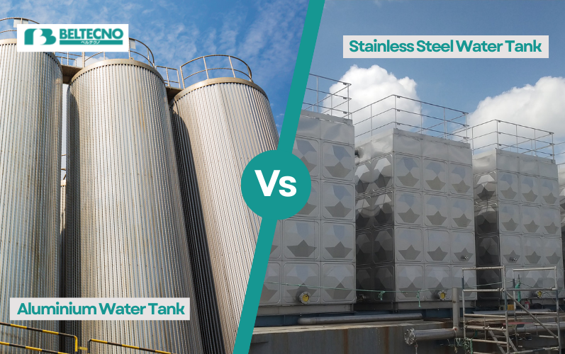 An image showing Aluminium Water Tank vs Stainless Steel Water Tank?