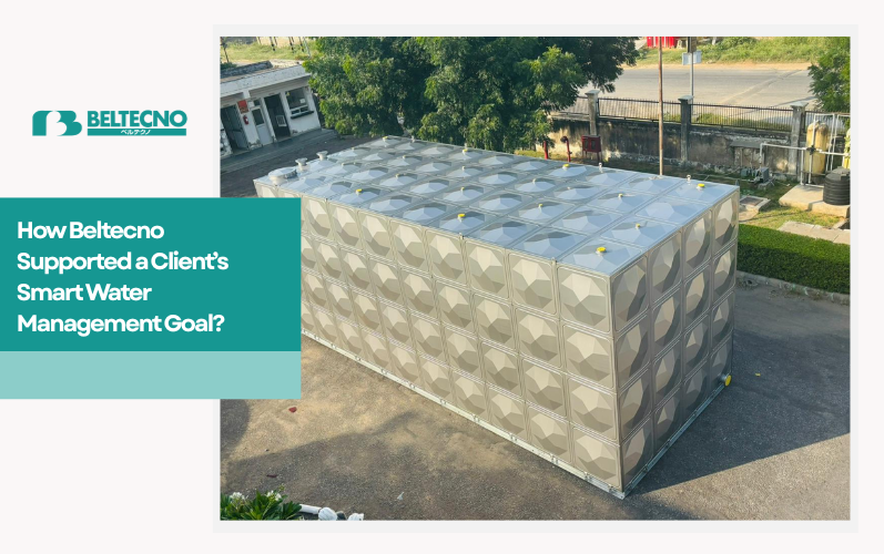 A banner image showing how Beltecno supported a Client’s Smart Water Management Goal?