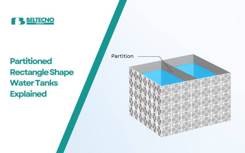 A blog image showing Partitioned Rectangle Shape Water Tanks