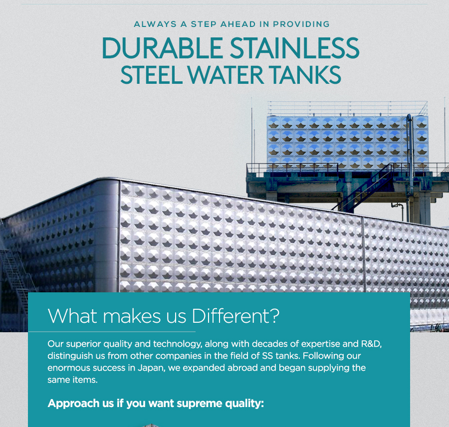 Stainless Steel Panel Tanks Stainless Steel Panel Tanks